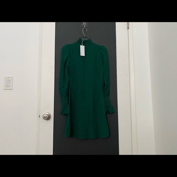 NWT Reformation Archie Dress Emerald (Size 2) - Picture 5 of 7